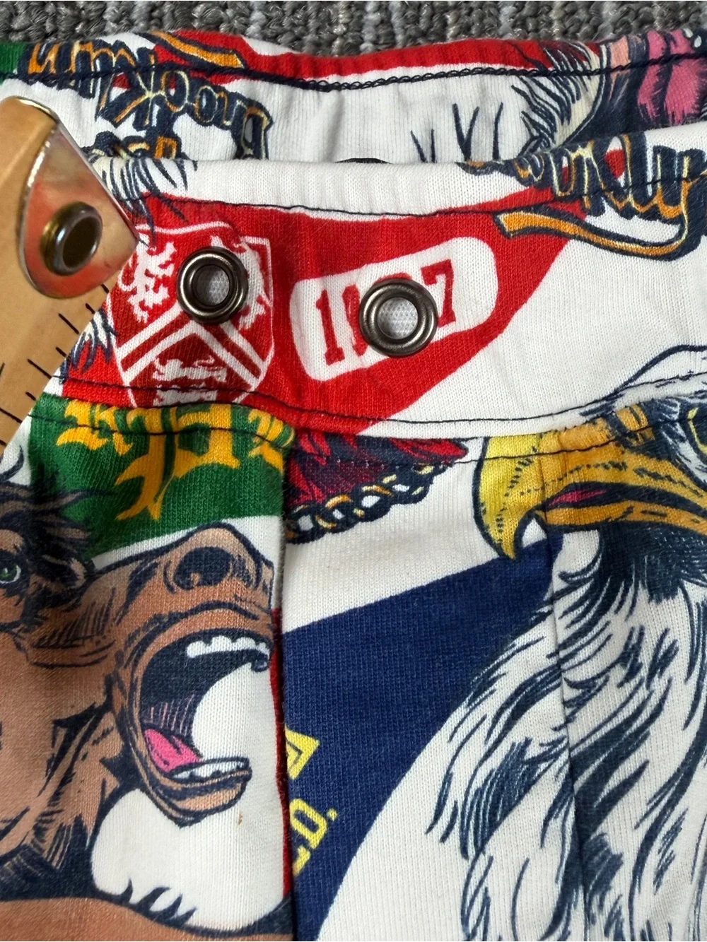 Double-Knit Graphic Track Pants Polo Ralph Lauren University  Medium